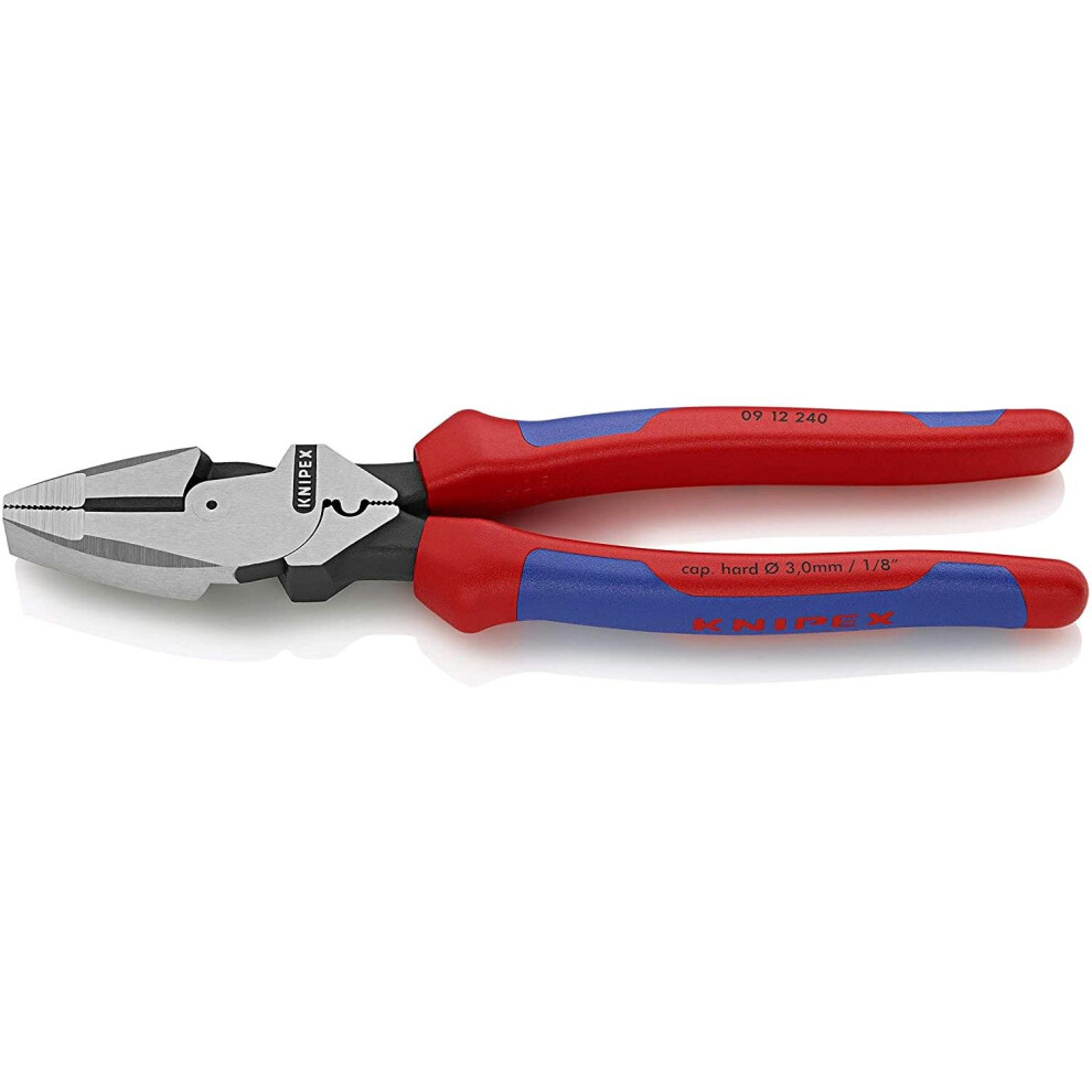 Knipex Lineman's Pliers American Style, Easy Curt, Atramentized, Grips -  240mm