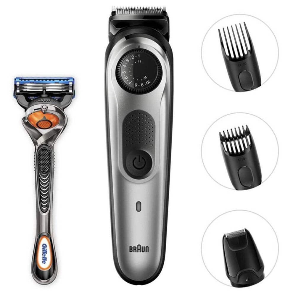 Braun BeardTrimmer BT5060 Men's Beard Trimmer & Hair Clipper w Detail Attachment