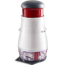 Zyliss White & Red Smart Food Chopper, Optimum Chopping - Stainless Steel Blade