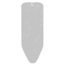 Brabantia Metalised Ironing Board Cover Size C 124cm x 45cm  - Silver