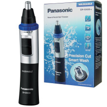 Panasonic ERGN30 Precision Cut Vortex Wet/Dry Nose & Facial Hair Trimmer – Ergonomic Pen-Style Grooming Tool