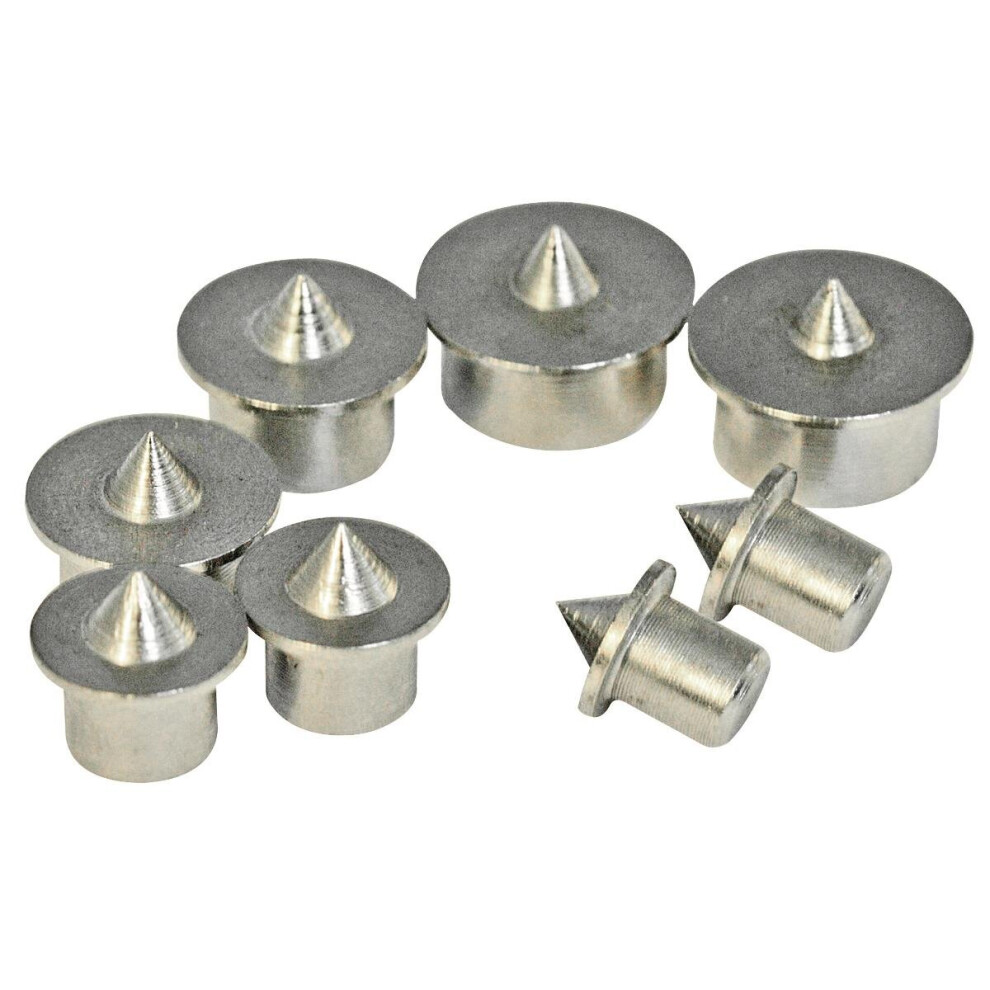 Silverline Dowel Centre Point Set 8pce 6 - 12mm