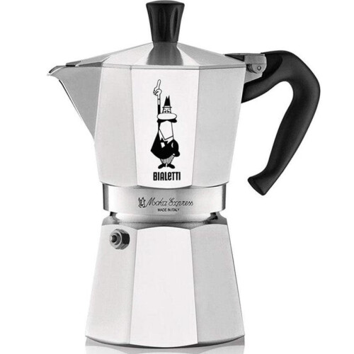 Bialetti Moka Express 3 Cup Espresso Pot | Stovetop Espresso Maker