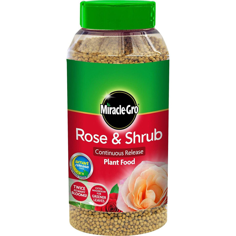 Miracle-Gro Continuous Release Plant Food Shaker Jar 1Kg - Rose & Shrub