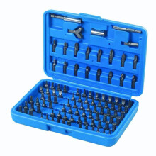 Silverline Screwdriver Bit Set 100pce 100pce - 633840 Pack - bit set screwdriver silverline 100pce 633840 pack