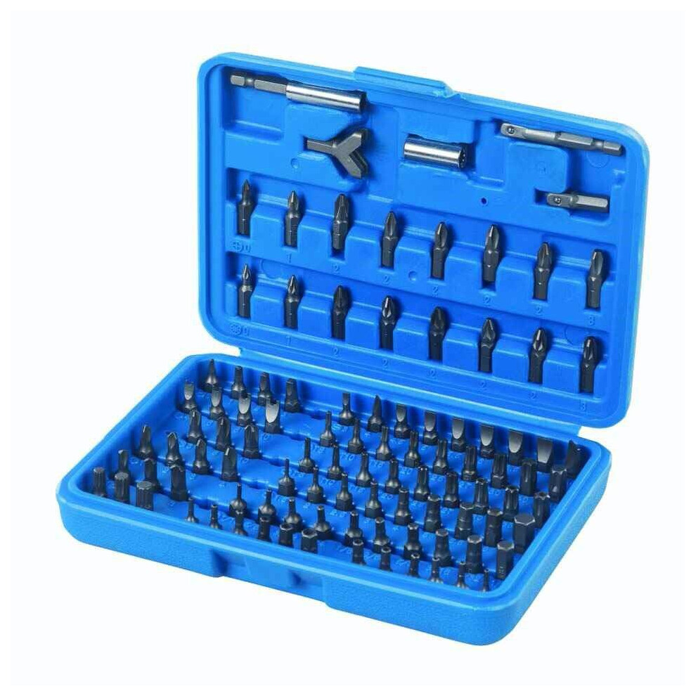 Silverline Screwdriver Bit Set 100pce 100pce - 633840 Pack -  bit set screwdriver silverline 100pce 633840 pack