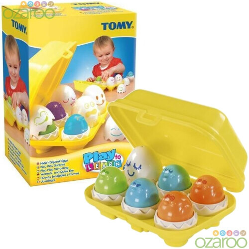 TOMY Hide N Squeak Eggs