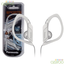 Panasonic Water/Sweat Resistant In Ear Sports Headphones - White