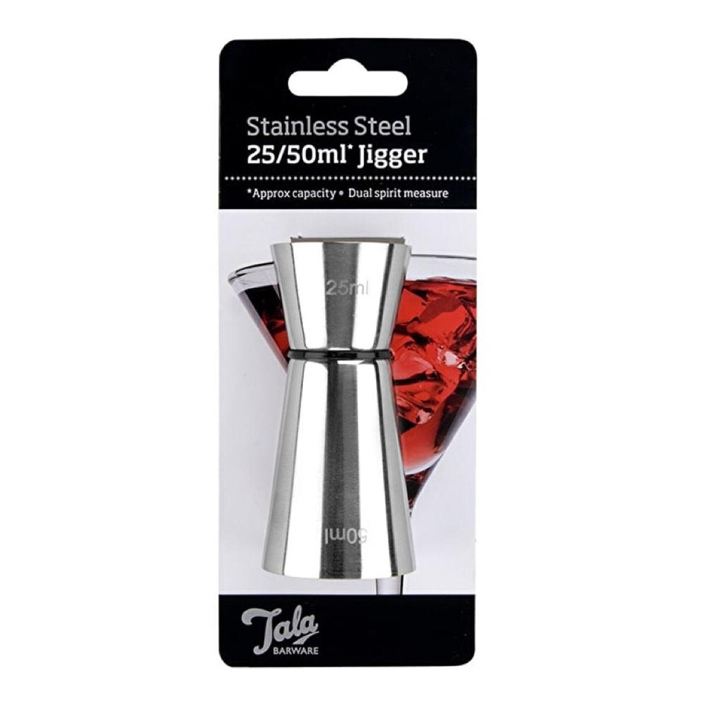 25ml 50ml Stainless Steel Jigger - Tala 25ml 50 533057 Measure Pack Dna -  steel jigger tala stainless 25 ml 50 533057 measure pack dna
