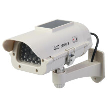 Silverline LED Solar Powered Dummy Cctv Camera