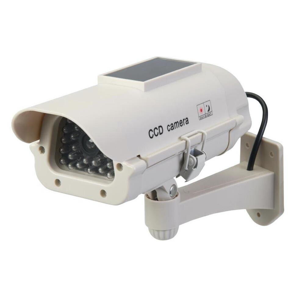 Silverline LED Solar Powered Dummy Cctv Camera