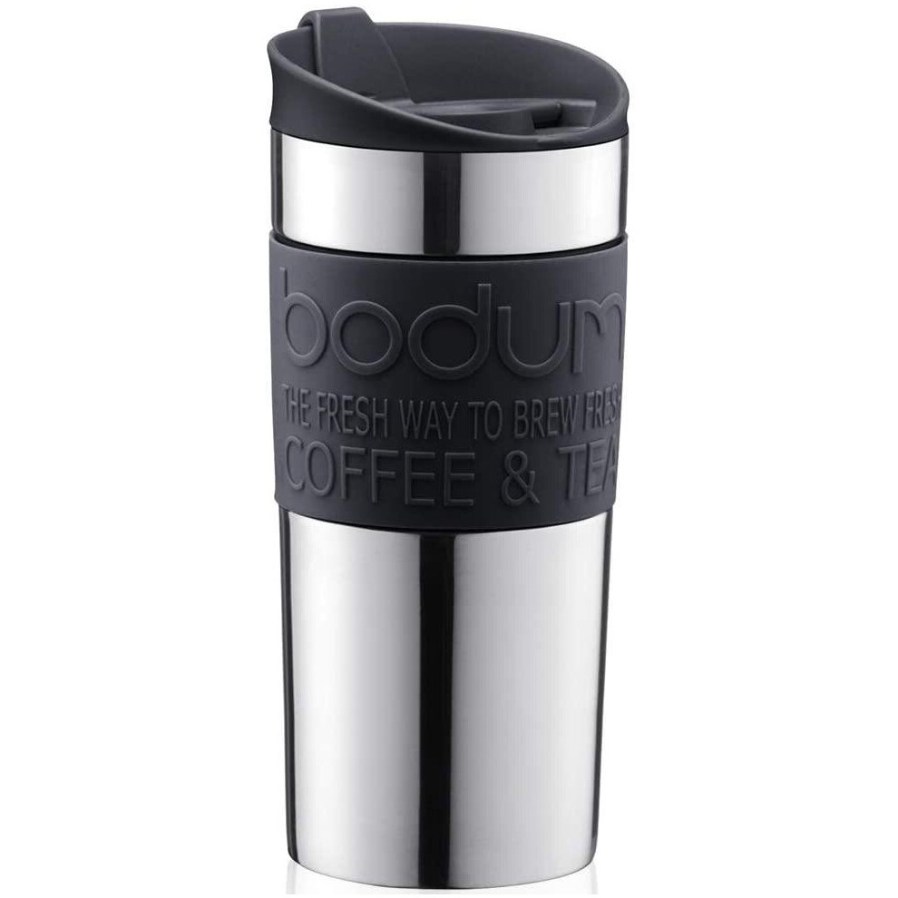 Bodum  Vacuum Travel Mug, Stainless Steel, 0.35L in Black