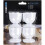 Chef Aid 4-Piece Plastic Egg Cup Set - White, Dishwasher Safe, Keeps Eggs Separate While Frying 10E17800 1