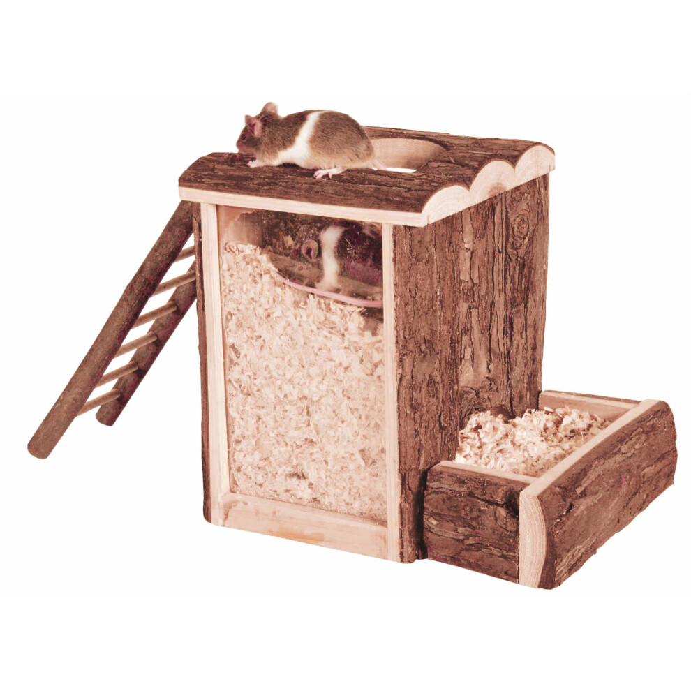 Trixie Natural Living Play And Burrow Tower, 20 Ã 20 Ã 16cm - Tower 16cm -  20 tower play burrow trixie natural living 16 cm hamster toy 62001