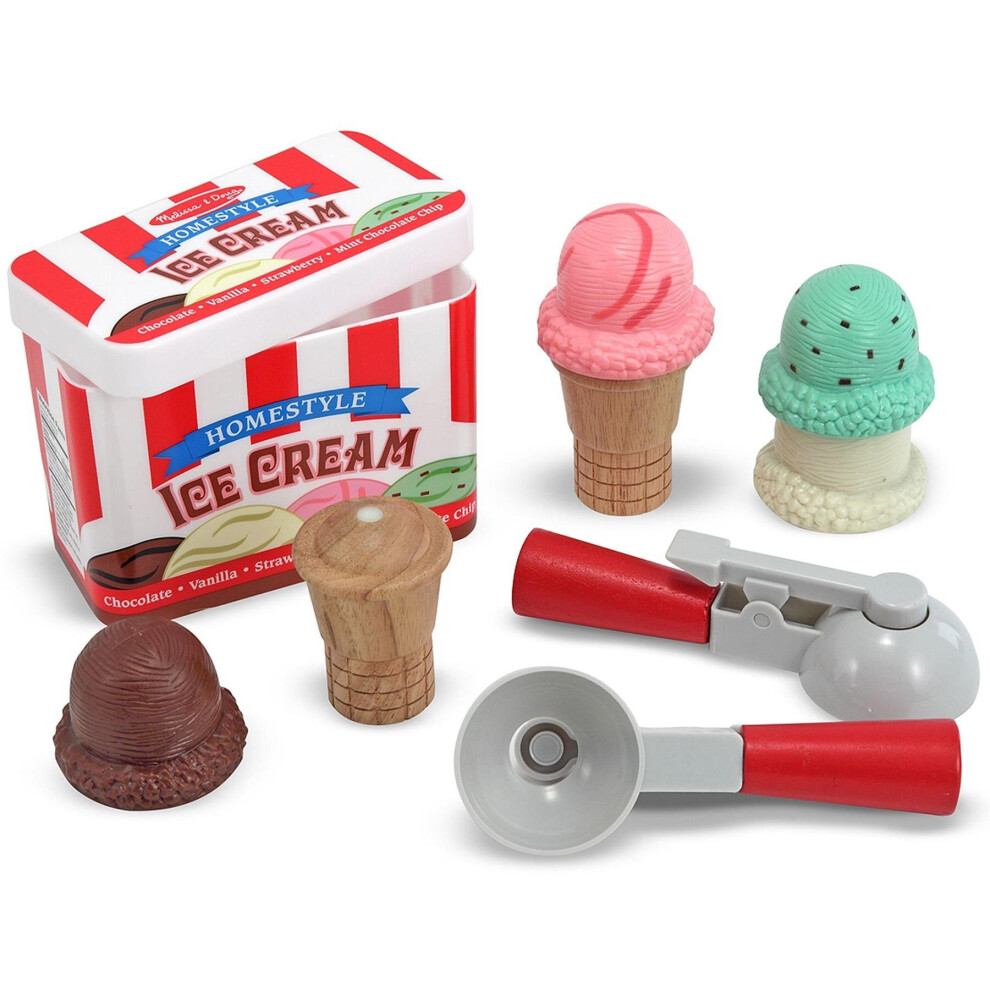 Melissa & Doug 14087 Scoop and Stack Ice Cream Cone Playset