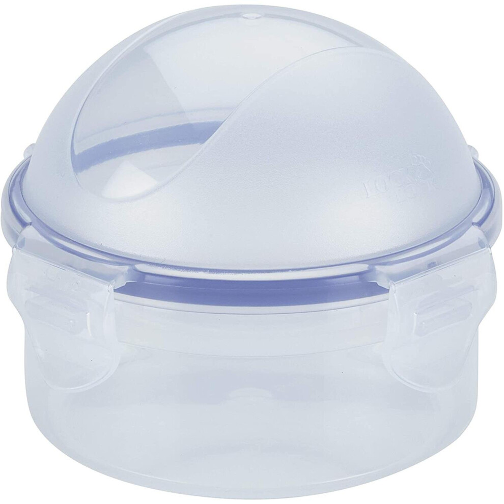 300ml Onion Dome Fridge Storage - Lock Food Containers Round Plastic Lid Domed -  lock food storage onion containers round plastic lid domed lunch