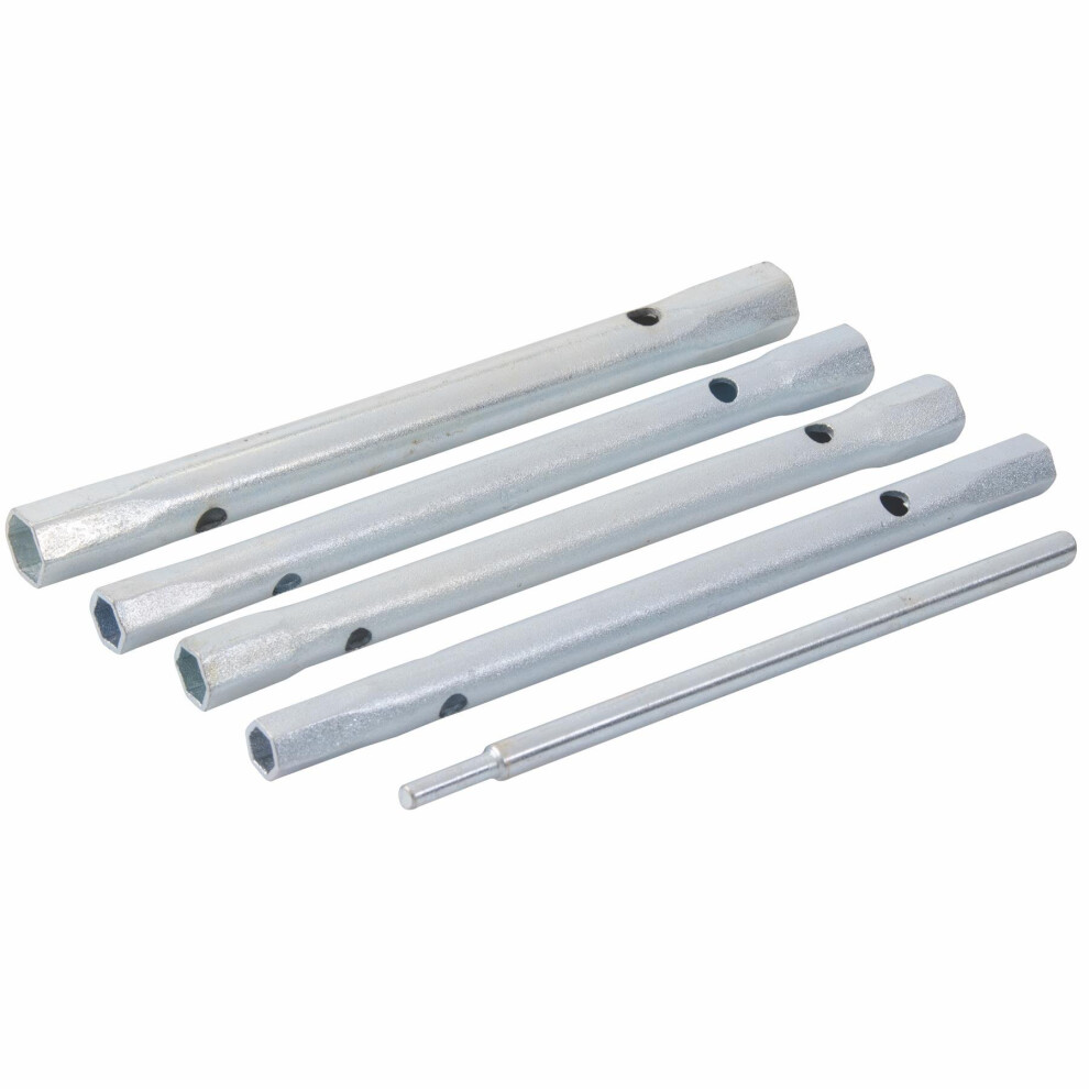 Silverline Monobloc Back Nut Tap Spanner 5pce 8/9, 9/11, 10/11 & 12/13mm - 911 -  tap monobloc nut back spanner 911 1011 silverline 89 395020 1213mm