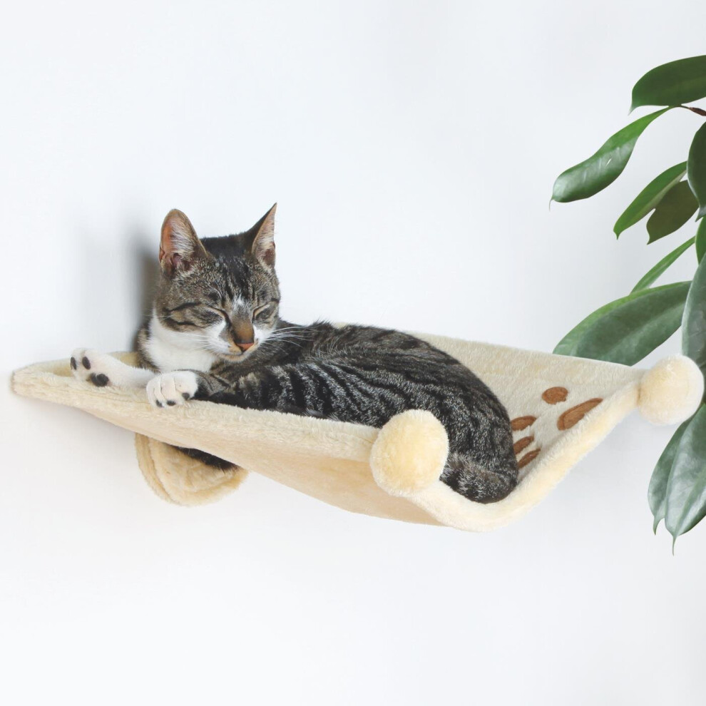 Trixie 43511 Plush Hammock Style Seat For Wall Fixing 45 x 43 cm