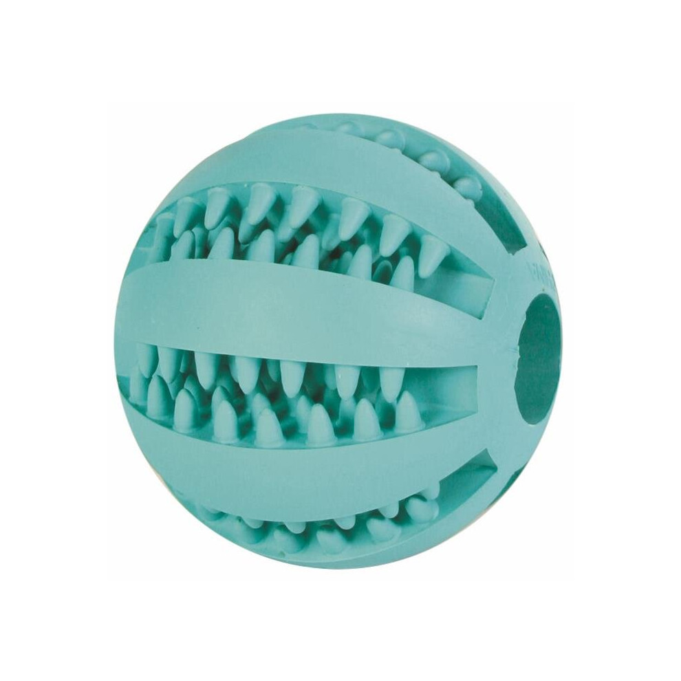 Trixie Denta Fun Natural Rubber Mint Flavour Baseball, 5cm - Fresh Baseball Dog -  mint natural rubber fresh baseball trixie denta flavour fun dog