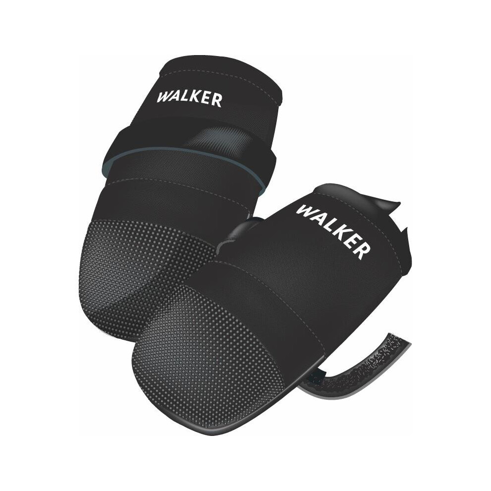 Trixie Walker Care Protective Boots, S, 2 Pcs., - Dog Boots Paw Shoe - Dog Walker Care Protective Boots Paw Shoe Protection Sizes Black
