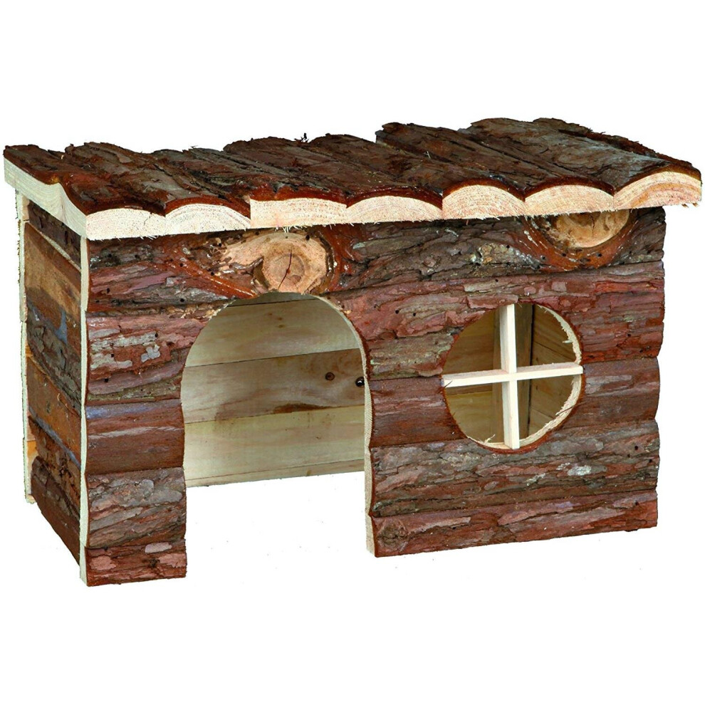 Trixie 62182 Natural Living Jerrik Log House 28 × 16 × 18cm -cm -  house trixie natural jerrik living 62182 log 28 16 cm