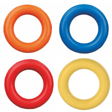 Trixie Natural Rubber Ring, 9cm - Ring Dog Toy 9cm Pet Puppy Play Chew - natural rubber ring trixie dog toy 9 cm pet puppy play chew