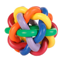 Trixie 32622 Knot Dog Toy Natural Rubber Ø 10cm - 10cm Ball - dog toy natural rubber trixie 32622 knot 10 cm ball