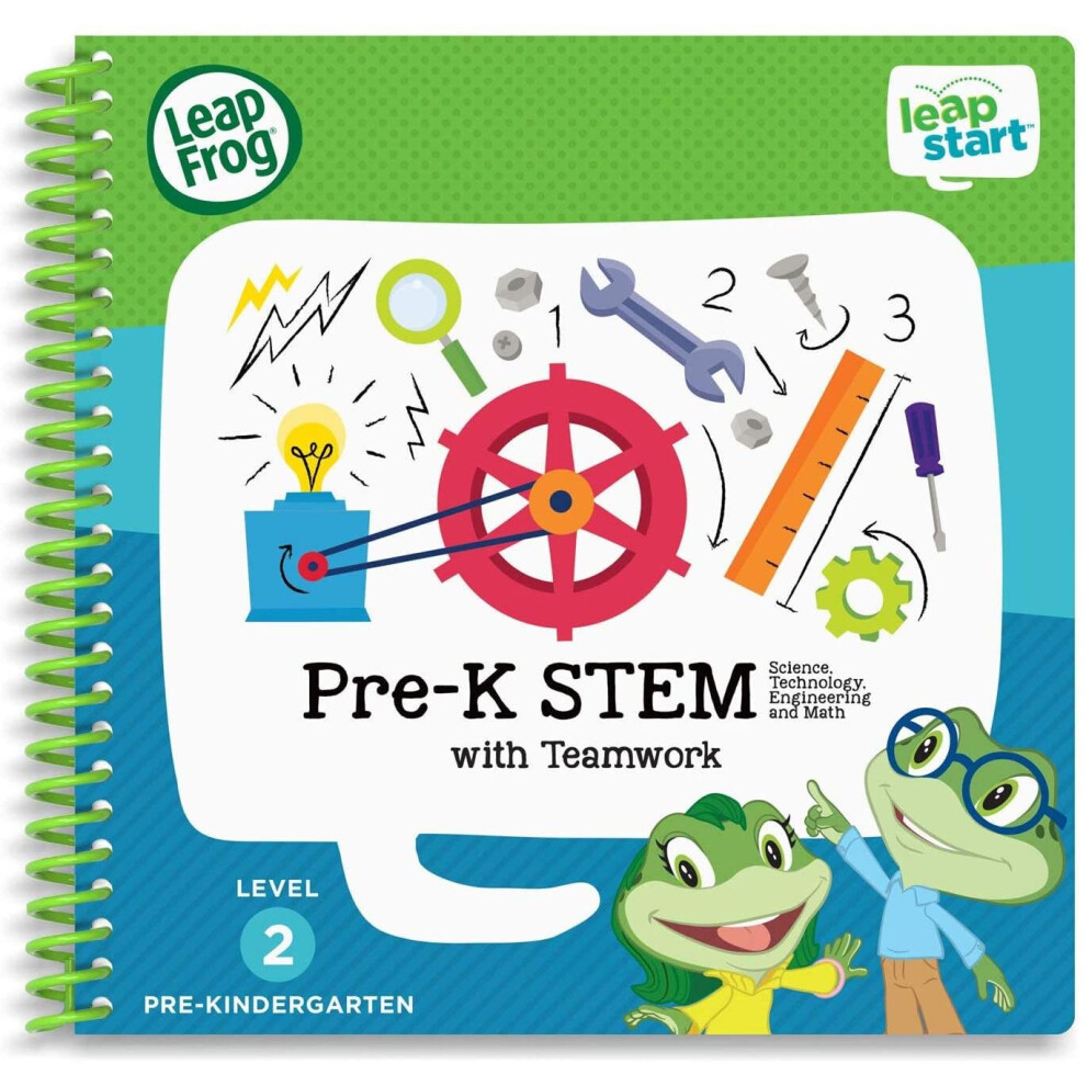 LeapFrog LeapStart Pre-Kindergarten Activity Book: Pre-K STEM (Science, Technology, Engineering, Math) and Teamwork