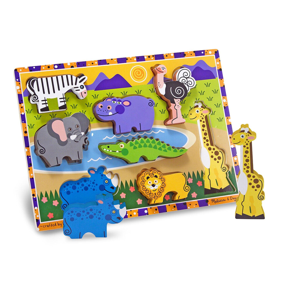 Melissa & Doug Safari Chunky Puzzle