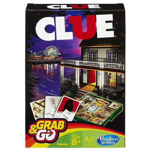 Hasbro Gioco Cluedo da viaggio Grab & Go.Hasbro Gaming
