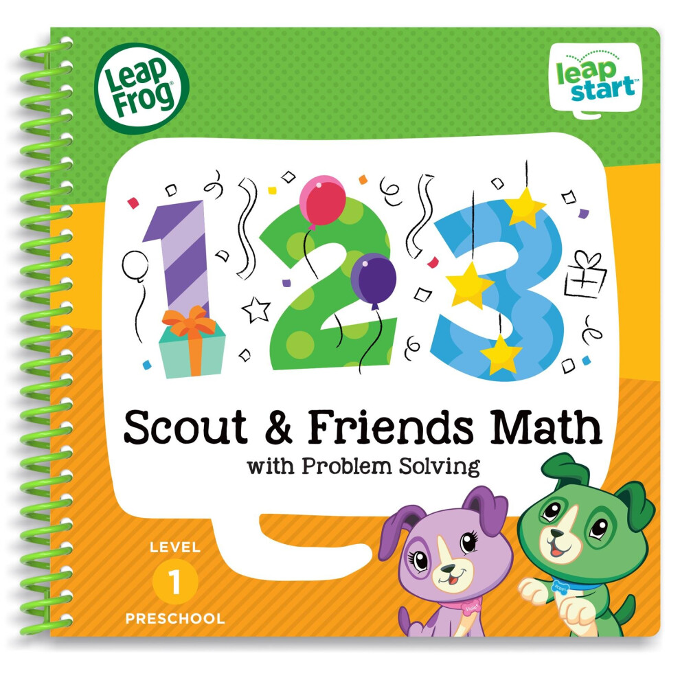 LeapFrog LeapStart Preschool Activity Book: Scout & Friends Math and Problem Solving