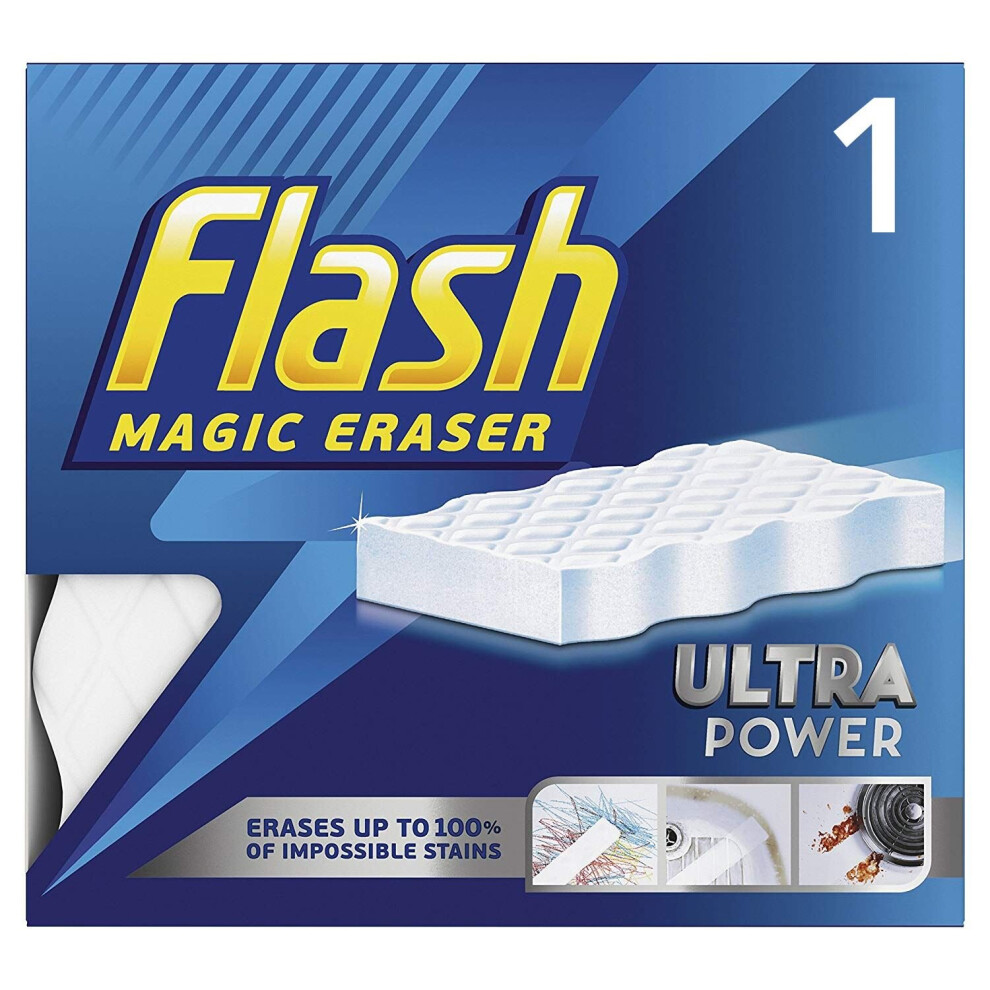 Flash Magic Eraser Extra Power Tough Scrubber