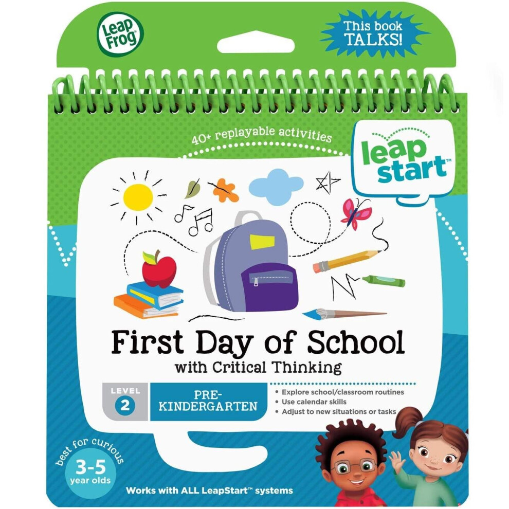 LeapFrog LeapStart Pre-Kindergarten Activity Book: First Day of School and Critical Thinking