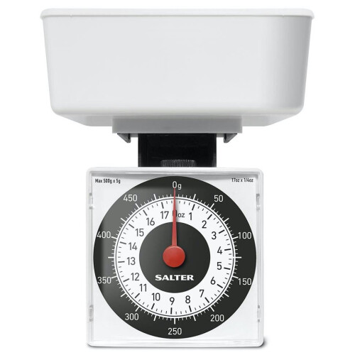Salter Salter Dietary Mechanical Kitchen Scales - 500g Capacity - White