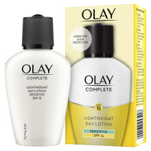 Olay 3-In-1 Lightweight Day Fluid for Sensitive Skin SPF15 - Essentials Complete Care 100ml