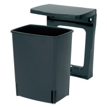 "BRABANTIA Cestino Integrato 10L Rettangolare Nero"