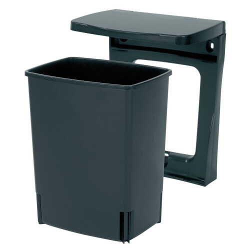 Brabantia Papelera BRABANTIA empotrada 10L rectangular negra