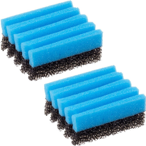 George Foreman George Foreman Grill Plate Cleaning Pack - 2-Pack, 2-Sided Non-Scratch Blue Sponge, Model 12207
