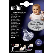 Braun ThermoScan Lens Filters for Ear Thermometers--Pack of 40