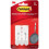 3M Command Medium Wire Hook 2/Pkg-2 White Hooks & 3 Strips 1