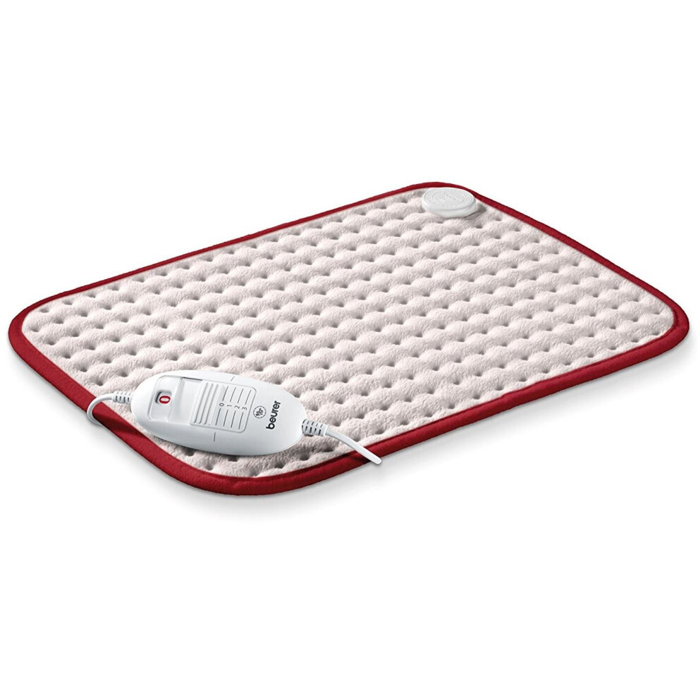 Beurer Hk Comfort Heating Pad Pain Relief With Cosy Fleece & Turbo Heat Setting