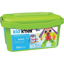 KID KNEX - Budding Builders Building Set - 100 Pieces - Ages 3 and Up - Preschool Educational Toy