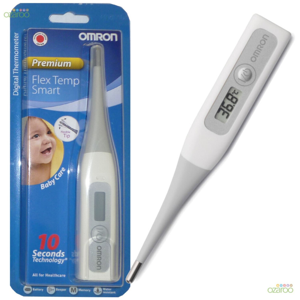 Omron Flex Temp Smart Digital Kids Adults Family Oral Rectal Armpit Thermometer