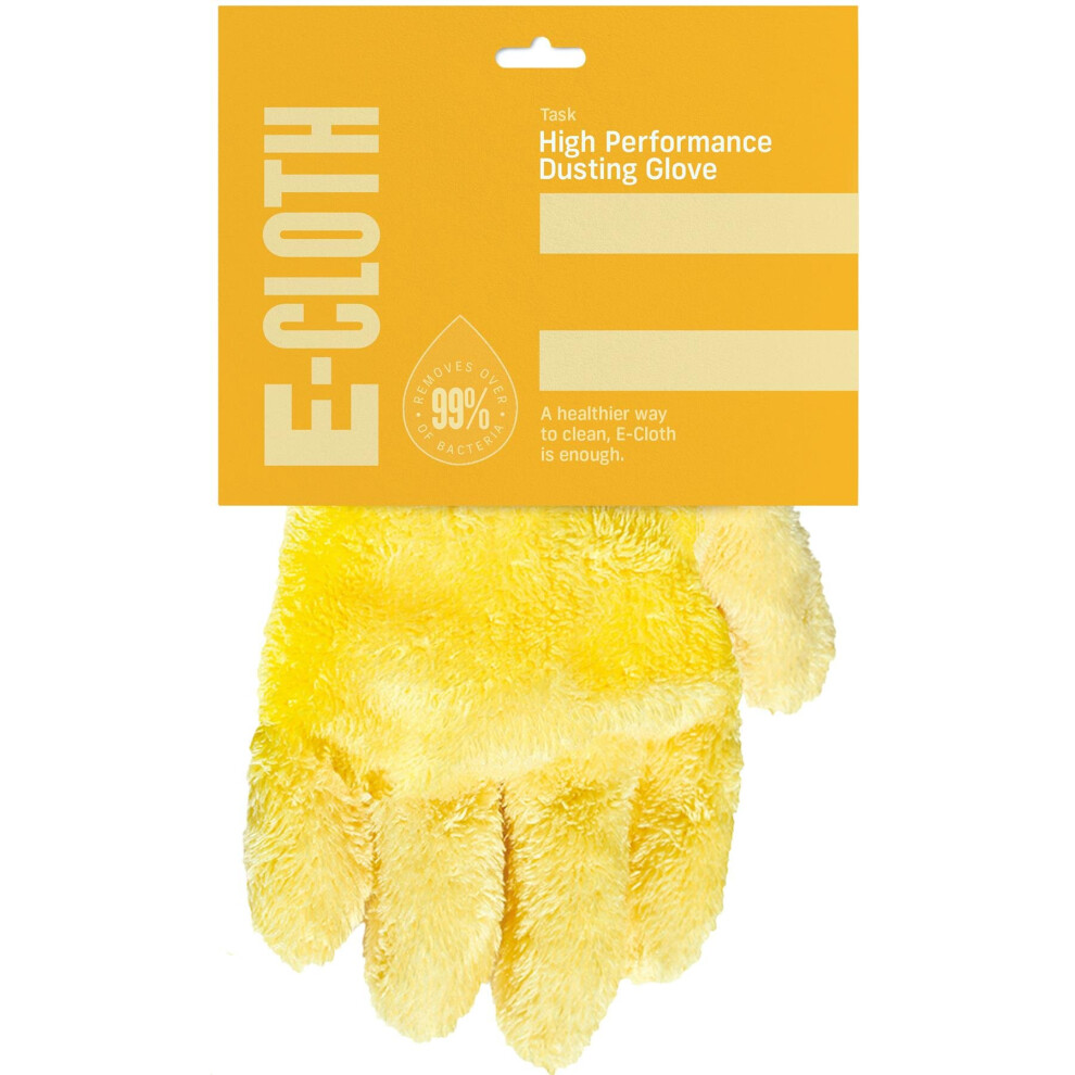 E-Cloth Cleaning & Dusting Duster Glove Mitt Cloth - No Chemicals Yellow