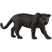 Schleich Wild Life Realistische Prowling Zwarte Panter Figuur - Jungle Dier voor Kinderen, Duurzaam Speelgoed voor Avonturen