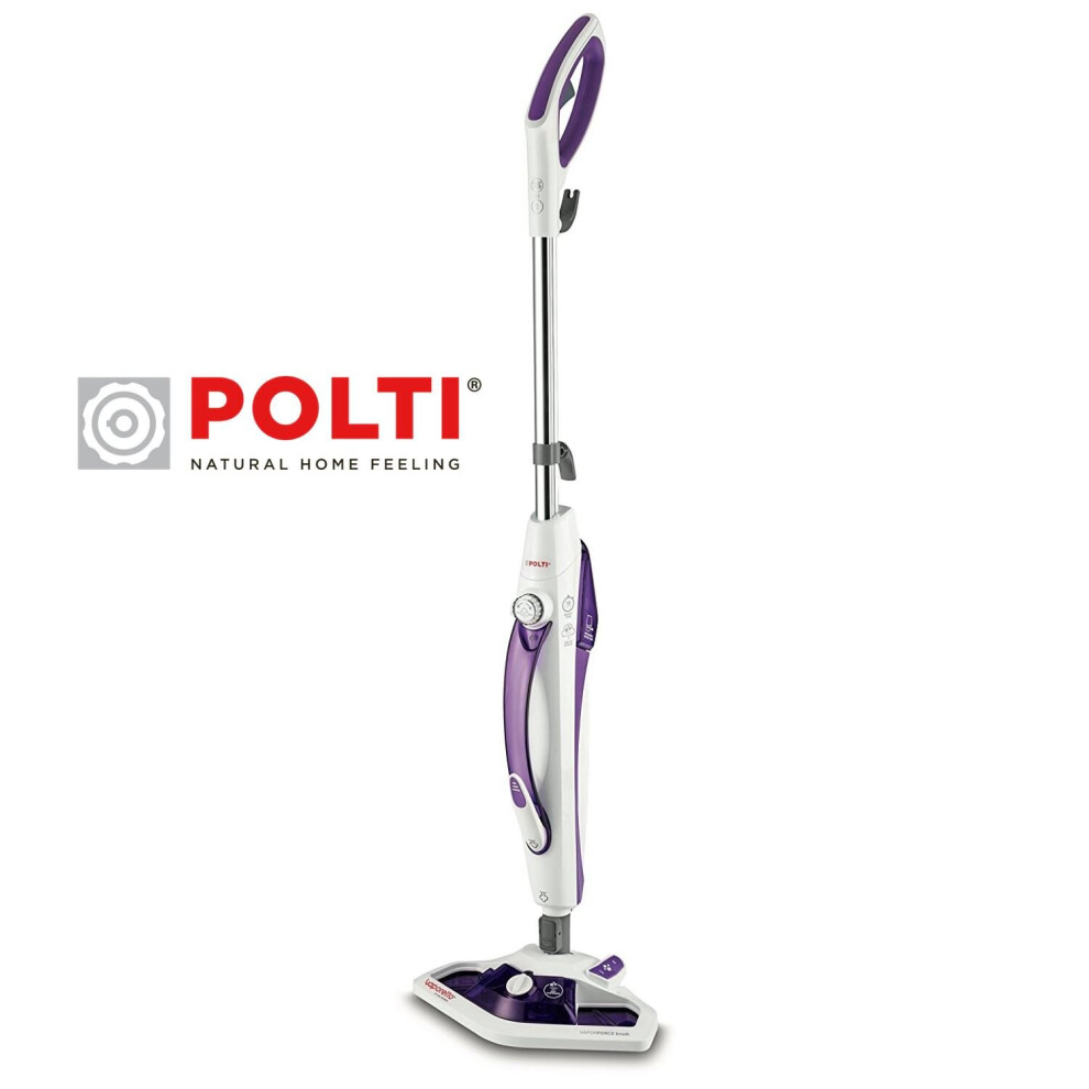 Polti Vaporetto 15-in-1 Double Steam Mop + Vaporforce Brush and Handheld Cleaner
