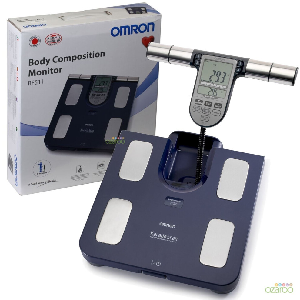 Omron Family Body Composition Digital BMI Muscle Bathroom Weighing Scale BF511