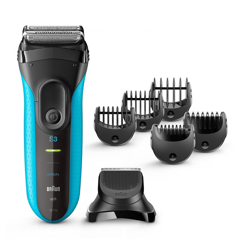 Braun Series 3 3-in-1 Men Electric Cordless Wet & Dry Shaver + Precision Trimmer