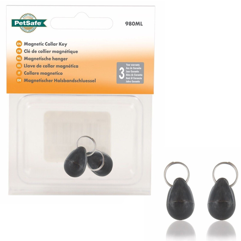 2 x PetSafe Staywell Magnetic Collar Key, Cat Flap Selective Entry & Lightweight