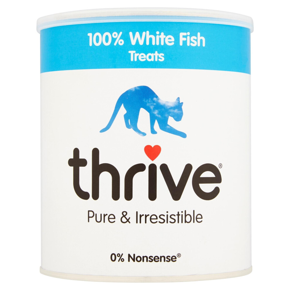 Thrive Cat Treats 100% White Fish 110g